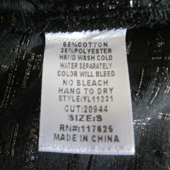 YA Los Angeles S Silver Peplum Tank - Picture 5 of 5